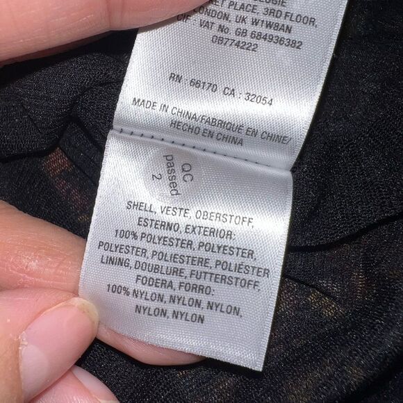 Anthropologie Akemi + Kim Adria Smocked Blouse Top with Abstract Florals Size XS - Picture 6 of 8